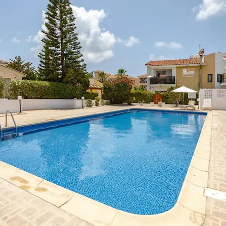 アパート Danaos Seaside 103 With Pool In Tourist Area